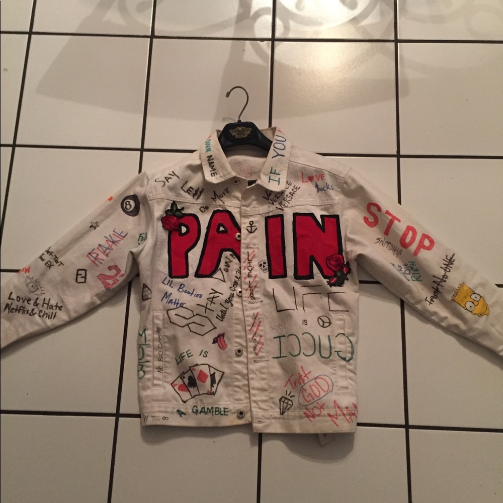 PHNX Hand Painted Denim Jacket